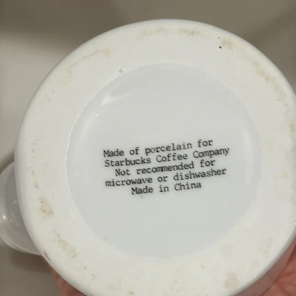 STARBUCKS Vintage Ribbed Porcelain Teapot with Lid - Picture 10 of 10